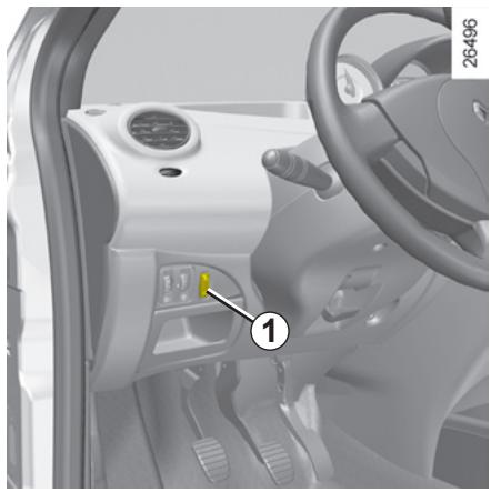 RENAULT NOUVELLE TWINGO AUTHENTIQUE - RÉGULATEUR-LIMITEUR DE VITESSE : fonction régulateur (suite) - 1