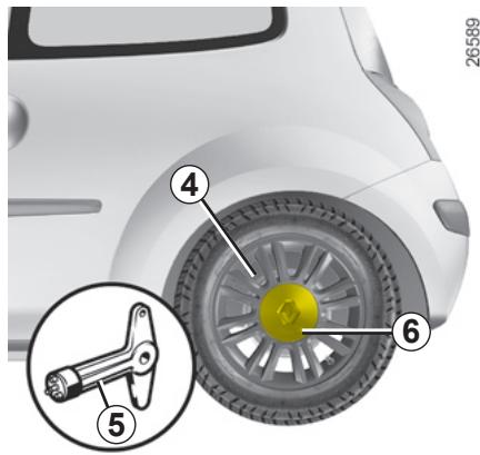 RENAULT NOUVELLE TWINGO AUTHENTIQUE - Enjoliveur à l'exemple de l'enjoliveur 1 - 1