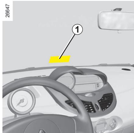 RENAULT NOUVELLE TWINGO AUTHENTIQUE - PARE-BRISE - 1