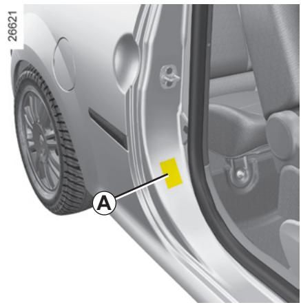 RENAULT NOUVELLE TWINGO AUTHENTIQUE - PLAQUES D'IDENTIFICATION - 1