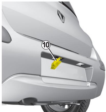 RENAULT NOUVELLE TWINGO AUTHENTIQUE - Éclaireurs plaque d'immatriculation - 1