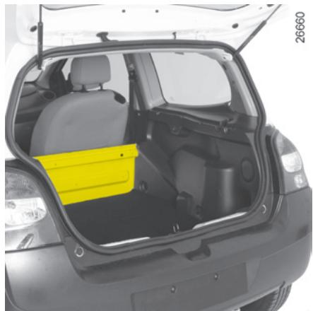 RENAULT NOUVELLE TWINGO AUTHENTIQUE - CACHE-BAGAGES : versions société - 3