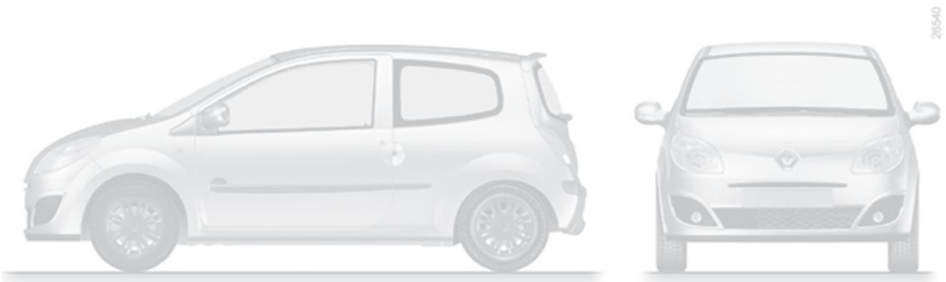 RENAULT NOUVELLE TWINGO DYNAMIQUE - Chapitre 6 : Caracteristiques techniques - 1
