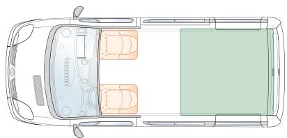 RENAULT TRAFIC PASSENGER - Configuration petit salon 7 places (vehicule à l'arrêt) - 1