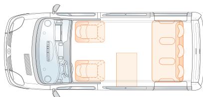 RENAULT TRAFIC PASSENGER - Configuration Grand Confort 6 places individuelles - 2