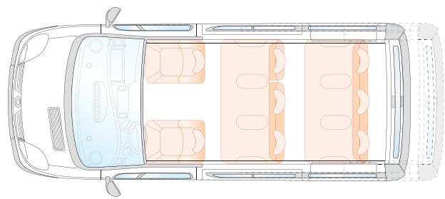 RENAULT TRAFIC PASSENGER - Configuration 5 places - 1