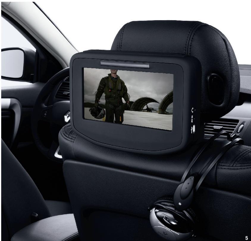 RENAULT LAGUNA BERLINE - Multimédia dvd/divx - 5