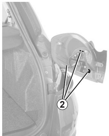 RENAULT CLIO 3 PHASE 2 - FEUX ARRIÈRE ET LATÉRAUX : remplacement des lampes (2/4) - 2