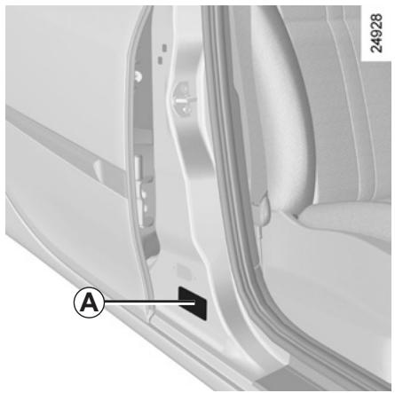 RENAULT CLIO 3 PHASE 2 - Plaques d'identification vehicule - 1