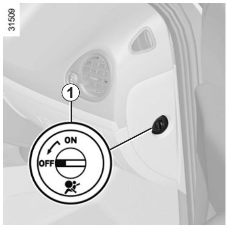 RENAULT CLIO 3 PHASE 2 - Sécurité enfants: tableau d'installation (version break) (2/2) - 1