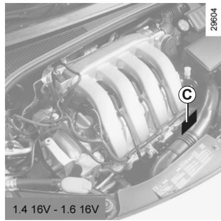 RENAULT CLIO 3 PHASE 2 - Plaques d'identification moteur - 3