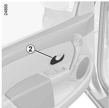 RENAULT CLIO 3 PHASE 2 - Ouverture de l'extérieur - 1