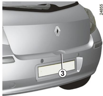 RENAULT CLIO 3 PHASE 2 - Déverrouillage des portes et du coffre - 1