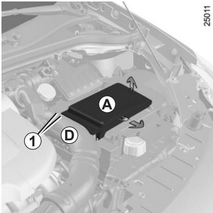 RENAULT CLIO 3 PHASE 2 - Remontage des caches de la batterie - 1