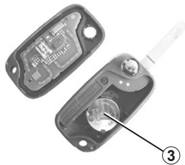RENAULT CLIO 3 PHASE 2 - Remplacement de la pile - 3