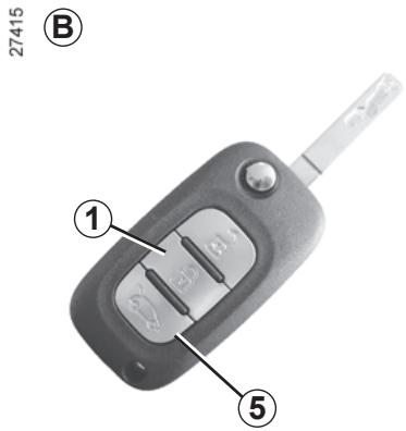 RENAULT CLIO 3 PHASE 2 - Télécommande a ou b - 1