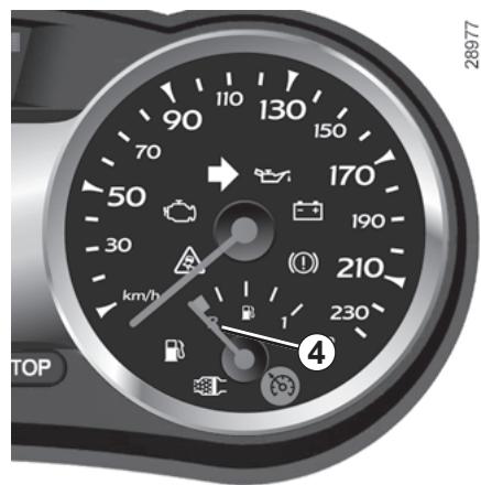 RENAULT CLIO 3 PHASE 2 - Indicateur de température du liquide de refroidissement 3 - 2
