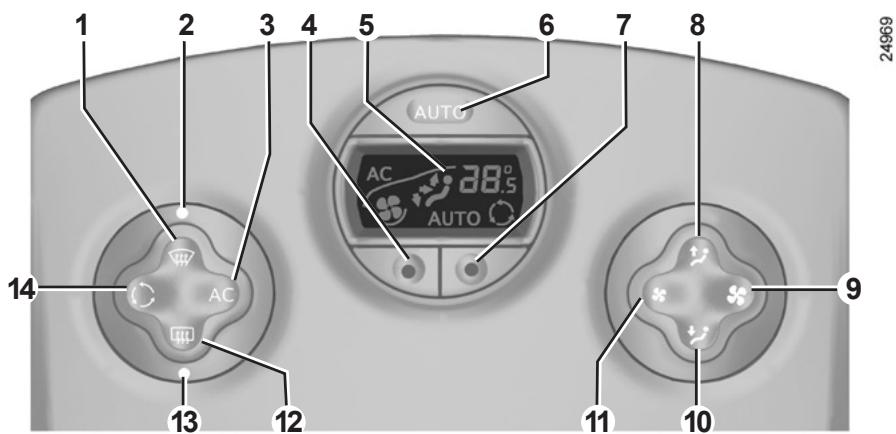 RENAULT CLIO 3 PHASE 2 - Dégivrage-désembuage de la lunette arrière - 1