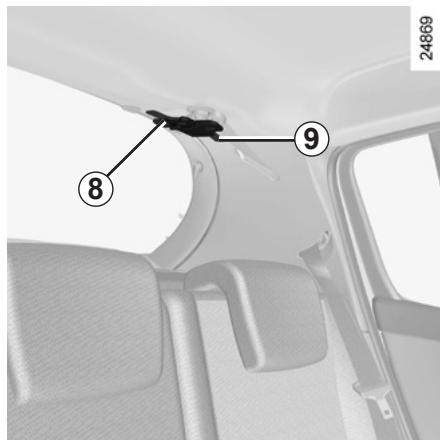 RENAULT CLIO 3 PHASE 2 - Ceintures arrière latérales 7 - 1