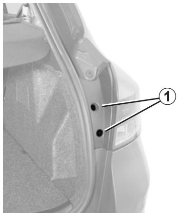 RENAULT CLIO 3 PHASE 2 - FEUX ARRIÈRE ET LATÉRAUX : remplacement des lampes (2/4) - 1