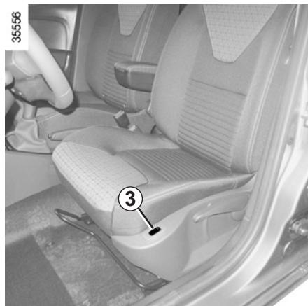 RENAULT CLIO IV ESTATE - Pour avancer ou reculer les sièges - 2