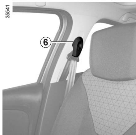 RENAULT CLIO IV ESTATE - Alerte de non-port de ceinture arrière (suivant véhicule) - 1