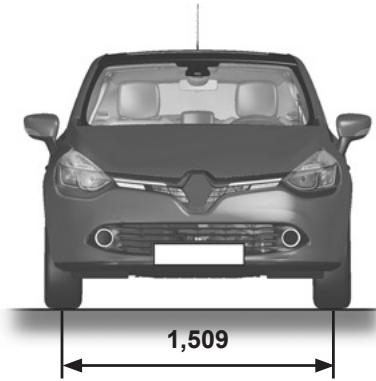 RENAULT CLIO IV ESTATE - Dimensions (en mètres) (1/2) - 2