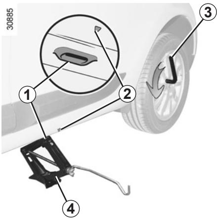 RENAULT FLUENCE ZE - CHANGEMENT DE ROUE (1/2) - 1