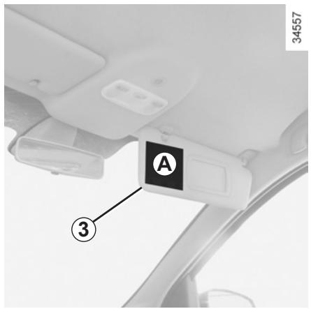 RENAULT FLUENCE ZE - SECURITE ENFANTS : désactivation, activation airbag passager avant (2/3) - 1