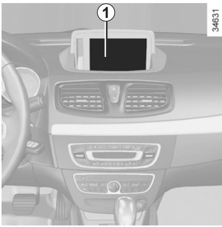 RENAULT FLUENCE ZE - HEURE ET TEMPERATURE EXTÉRIÉTURE - 1