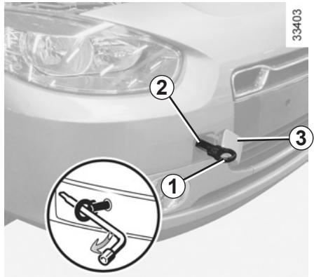 RENAULT FLUENCE ZE - REMORQUAGE : points de remorquage etCHOix du remorquage - 1