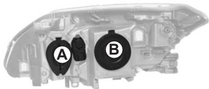 RENAULT LAGUNA III - PROJECTEURS LAMPES HALOGENE : remplacement des LAMPES - 1