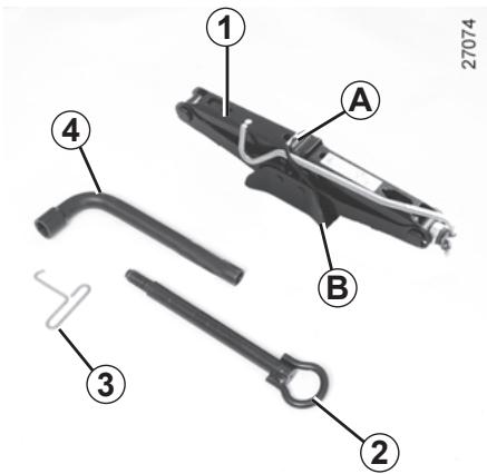 RENAULT LAGUNA III - BLOC Outils/enjoliveur - ROUE - 1