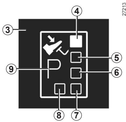 RENAULT LAGUNA III - Lever de sélection 1 - 1