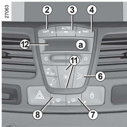 RENAULT LAGUNA III - Mise en service ou arrêt de l'air conditionné - 1