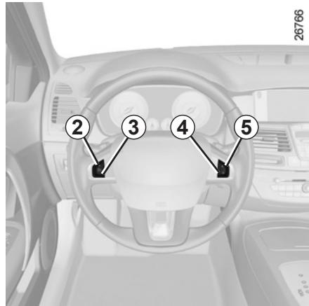 RENAULT LAGUNA III ESTATE - RÉGULATEUR-LIMITEUR DE VITESSE : fonction régulateur (1/4) - 4