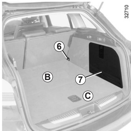 RENAULT LAGUNA III ESTATE - Compartimentage du coffre - 1