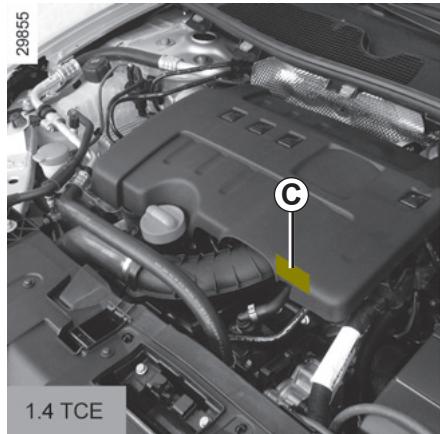 RENAULT MEGANE III CC - Plaques d'identification moteur (1/2) - 1
