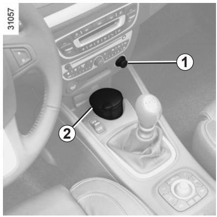 RENAULT MEGANE III CC - Rangement dans console centrale arrière 5 - 2