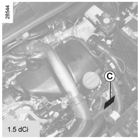 RENAULT MEGANE III CC - Plaques d'identification MOTEUR (2/2) - 2