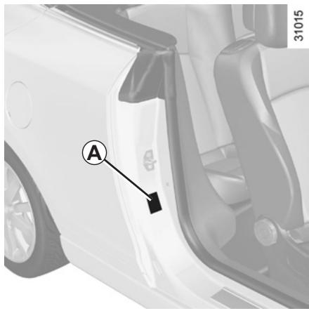RENAULT MEGANE III CC - Plaques d'identification vehicule - 1