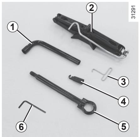 RENAULT MEGANE III CC - BLOC Outils/enjoliveur - ROUE - 1