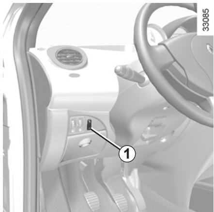 RENAULT TWINGO II RESTYLE - RÉGULATEUR-LIMITEUR DE VITESSE : fonction régulateur (2/4) - 1