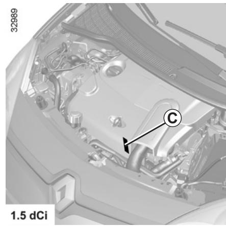 RENAULT TWINGO II RESTYLE - C - Plaque moteur ou étiquette moteur - 2