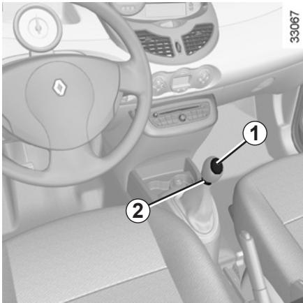 RENAULT TWINGO II RESTYLE - LEVIER DE VITesses/DIRECTION ASSISTÉE - 1
