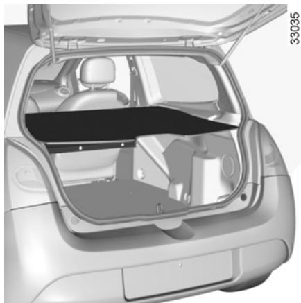 RENAULT TWINGO II RESTYLE - CACHE-BAGAGES : versions société - 1