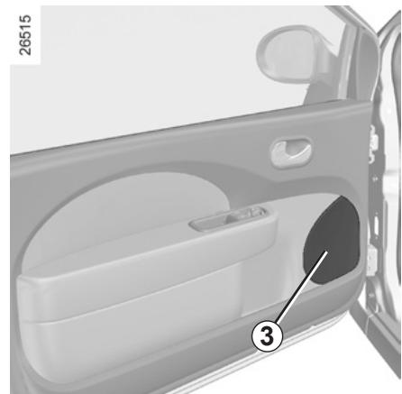 RENAULT TWINGO II RESTYLE - Haut-parleurs aigus (tweets) - 1