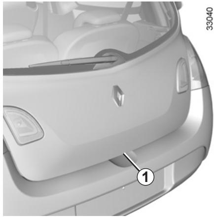 RENAULT TWINGO II RESTYLE - COFFRE À BAGAGES - 1