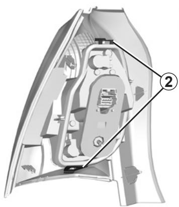 RENAULT TWINGO II RESTYLE - Feu de position et stop, de direction et de brouillard arrête - 2