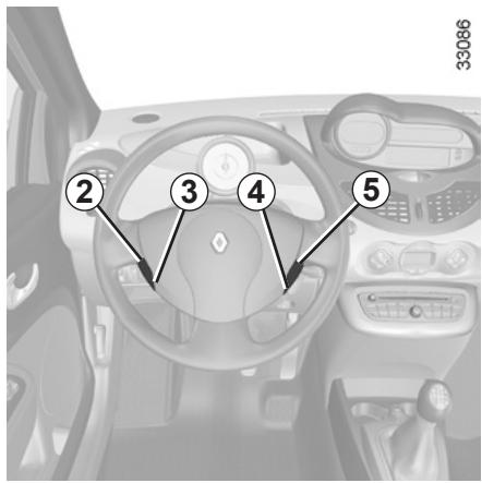 RENAULT TWINGO II RESTYLE - RÉGULATEUR-LIMITEUR DE VITESSE : fonction limiteur (3/3) - 1